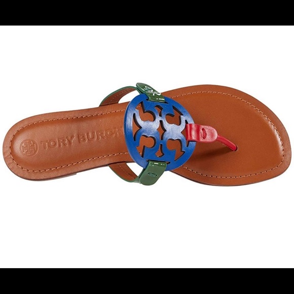 multicolor tory burch sandals